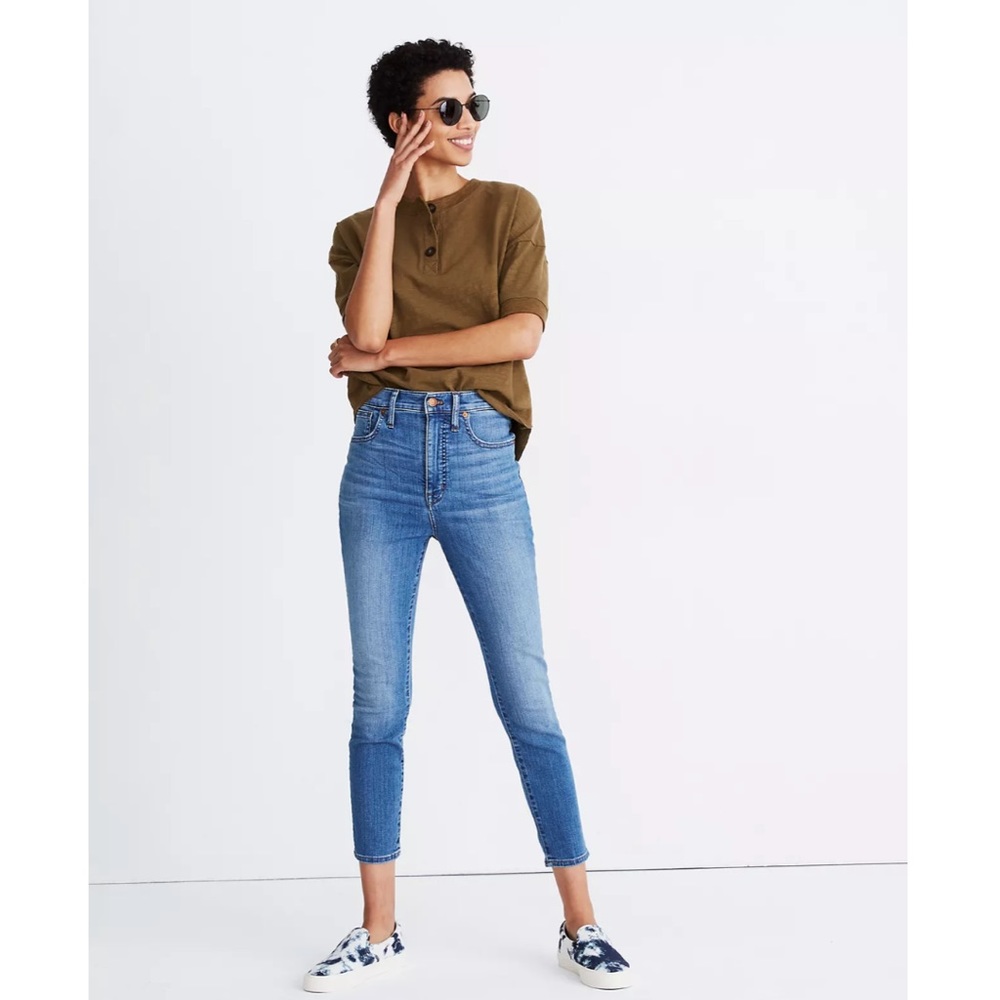 Petite 11" High-Rise Skinny Crop Jeans Madewell